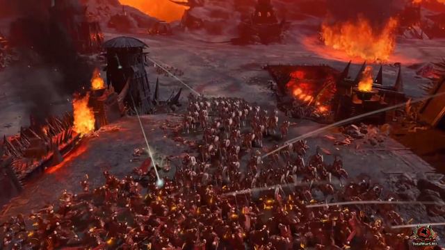 Total War: WARHAMMER III. Тизер геймплейного видео и кинематографического трейлера. Русская озвучка смотреть онлайн