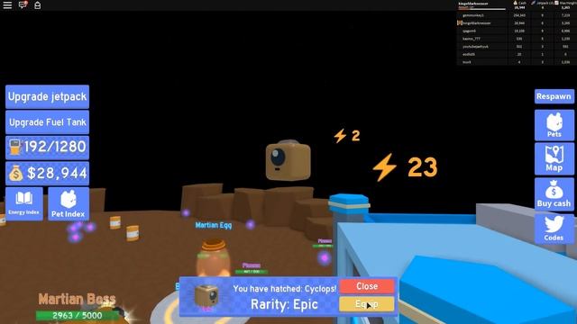 СОБРАЛ СУПЕР УНИКАЛЬНУЮ КОЛЛЕКЦИЮ ПЕТОВ! СИМУЛЯТОР ДЖЕТПАКА ROBLOX смотреть онлайн