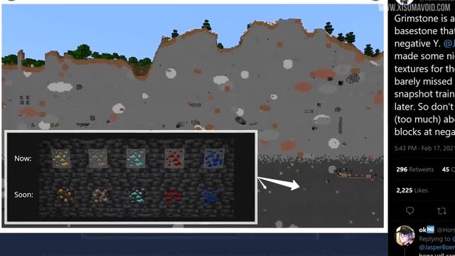 Minecraft 1.17 Snapshot 21w07a Grimstone & New Ore Generation смотреть онлайн