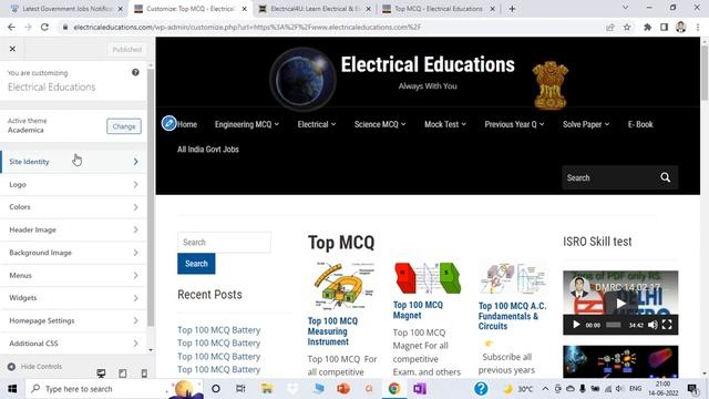 How To Change Site Title & Taglin In WordPress|Taglin Kaise Change Karna ha 2022 смотреть онлайн