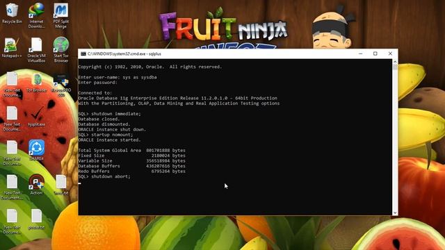 INI DIA CARANYA !! Startup dan shutdown database oracle via Terminal / CMD смотреть онлайн