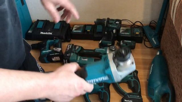 набор аккумуляторного инструмента макита Makita смотреть онлайн