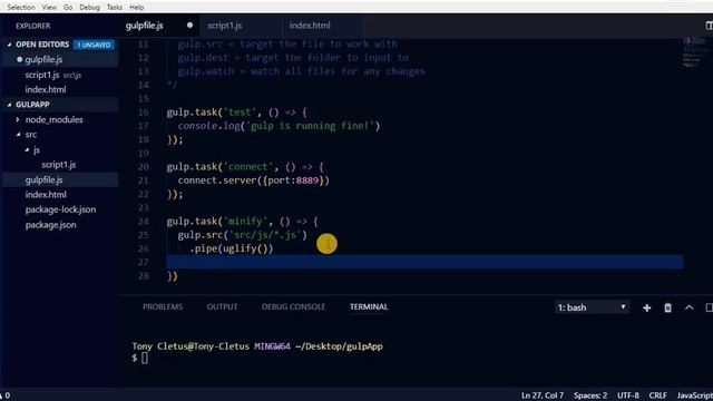 Gulpjs From Start To Finish (Gulp Made Easy) смотреть онлайн