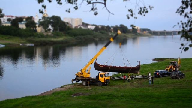 Спуск Драккара на воду. День города Полоцка. День письменности. смотреть онлайн