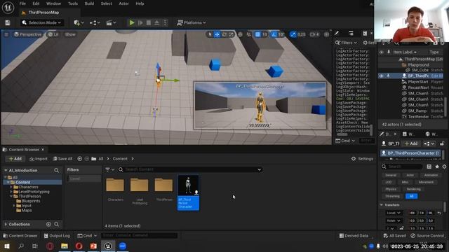 ИИ в Unreal Engine 5. Создаем патрулирующего бота // «Unreal Engine Game Developer. Basic» смотреть онлайн