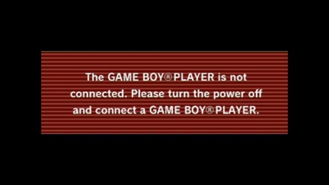 game boy player is not connected error смотреть онлайн