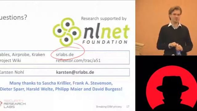 Blackhat 2010 Attacking Phone Privacy Karsten Nohl Part 04 смотреть онлайн