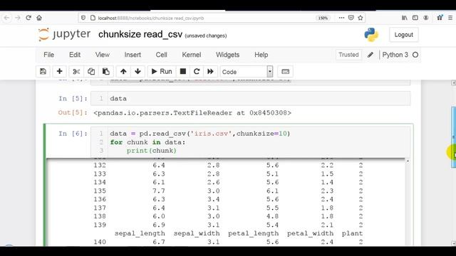 26. How to Read A Large CSV File In Chunks With Pandas And Concat Back | Chunksize Parameter смотреть онлайн