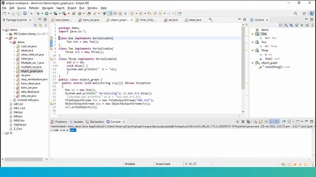 Serialization & Deserialization in Java (Part - 2) Skill-Lync смотреть онлайн