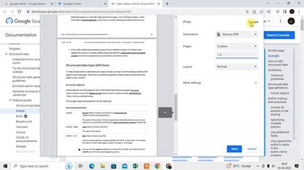 How to Convert Chrome HTML Document to Pdf