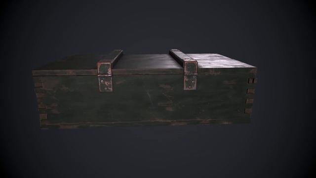 Military box | Game ready 3D model | BLENDER 3.1 смотреть онлайн