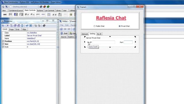 How to make TCP Chat App With Python | Part1 Form Design смотреть онлайн