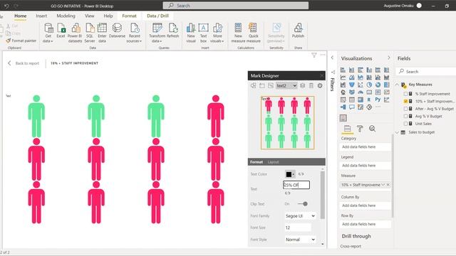 Infographics charts with Power BI desktop смотреть онлайн