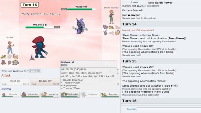 I Use HYPER BEAM TORNADUS ($1600 Tournament) | Competitive Pokemon Showdown смотреть онлайн