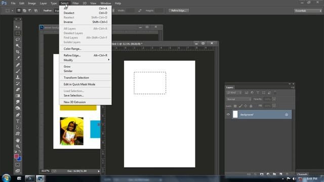 basic Photoshop coaching#tool box # butterfly design# rectangular marquee tool смотреть онлайн