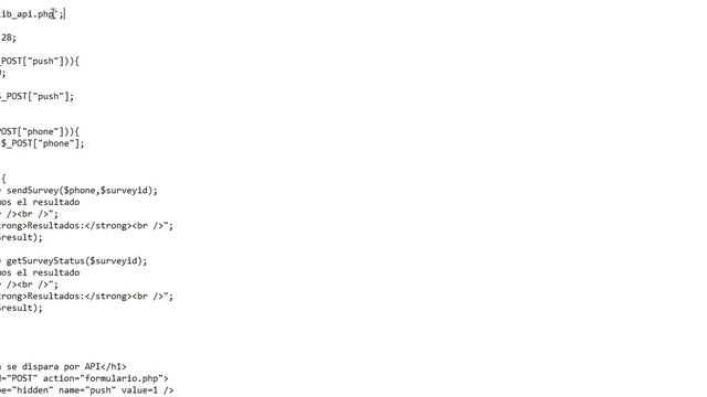 Script en PHP para disparar una encuesta telefónica смотреть онлайн