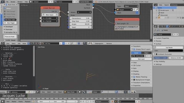 LSystems in Animation Nodes - Part 3: Multiple Rules and Randomness смотреть онлайн