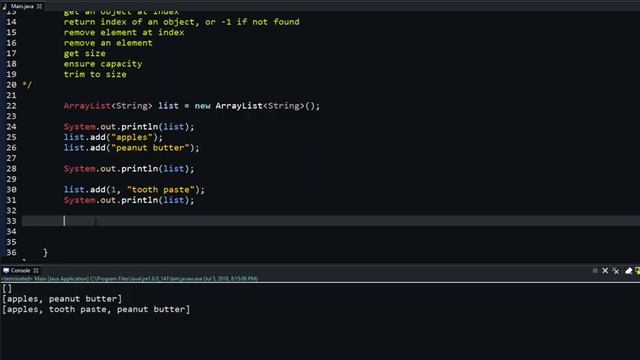 Java Programming Tutorial - 26 - ArrayList смотреть онлайн
