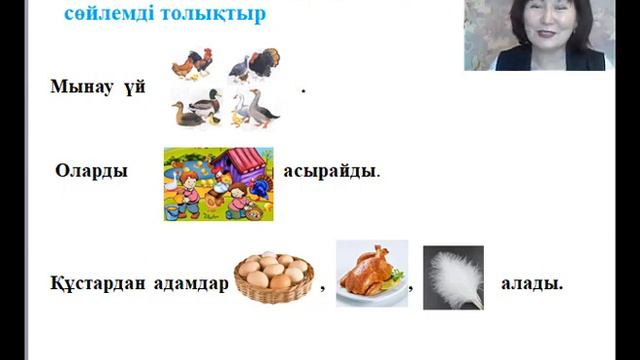 Үй құстары. Дефектологиялық сабақ. Атекенова Ляззат Ырысбековна 87759936434. смотреть онлайн