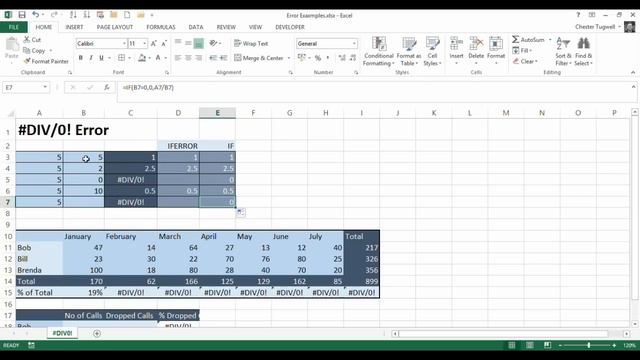 Remove the DIV#/0! Error in Excel смотреть онлайн