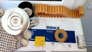 Распил масляного фильтра MAHLE OC1063 (China) (аналог MANN W712/83)