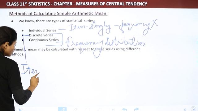 Arithmetic Mean - Measures of Central Tendency | Class 11 Economics - Statistics смотреть онлайн