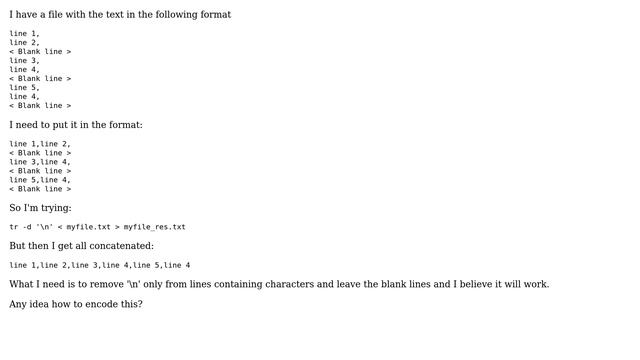 Unix & Linux: trouble in formatting text with tr (2 Solutions!!) смотреть онлайн