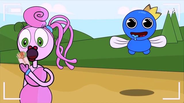 Rainbow Friends, Love Girl Pink Roblox animation Love Story Meme Animation смотреть онлайн