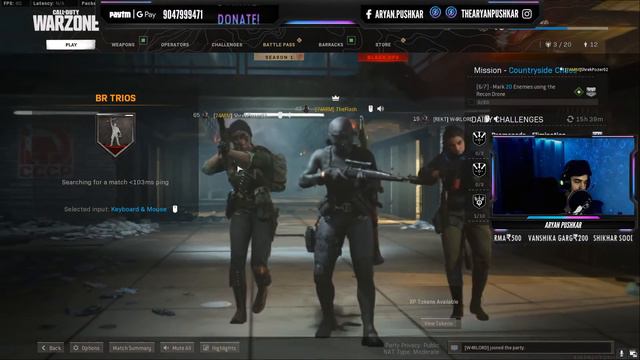 Call Of Duty : Warzone | FIRST WIN ON YOUTUBE | !ig !setup !donate смотреть онлайн