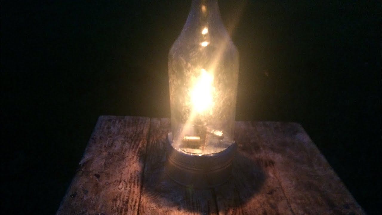 СВЕТ в ЗЕМЛЯНКУ|Масляная лампа СВОИМИ РУКАМИ|DIY смотреть онлайн