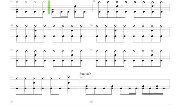 Sweet Dreams   Marilyn Manson   Drums Only   Drum Tab
