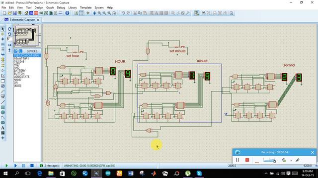 Digital clock using logic gate смотреть онлайн
