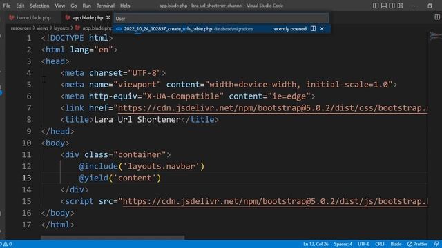 Laravel 9 and Vue js 3 Url Shortener -2- (User Registration & Login Part 1) | Moroccan Darija смотреть онлайн