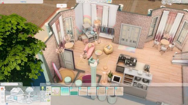 Lovely And Bubbly - Bubble Tea And Thrift Shop | Sims 4 Speed Build смотреть онлайн
