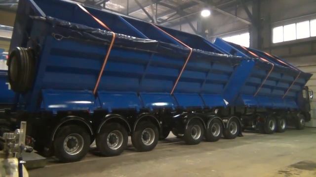 Обзор полуприцепа зерновоза Тонар - 9540 | МИРавтотехники смотреть онлайн