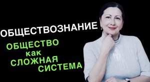 Общество как сложная система