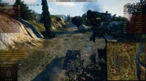 Т-54 Джони тащит и выходит на 3 звезды World of Tanks