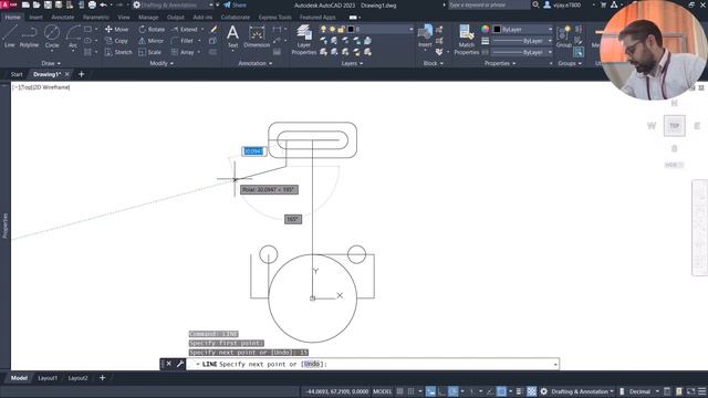 Autocad Practice Drawing 38: Drawing using Arc Command in CAD смотреть онлайн