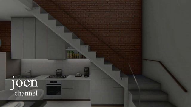 Minimalist House 8 X 20 Meters + Interior