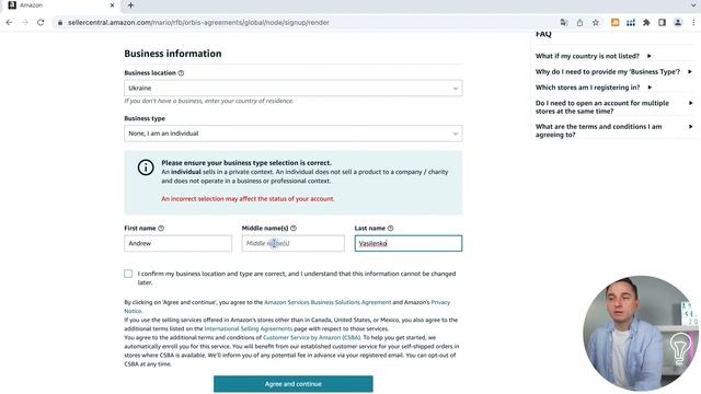 Пошаговый План Регистрации Amazon Seller Аккаунта в 2023. Как Пройти Верификацию на Амазоне ? смотреть онлайн