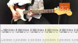 Michael Jackson - Black Or White GUITAR COVER + PLAY ALONG TAB + SCORE