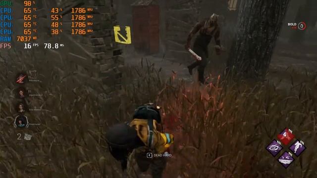 Dead By Daylight: Intel UHD Graphics + i5-1035G1 смотреть онлайн