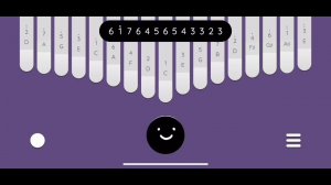 Тёмная ночь калимба табы