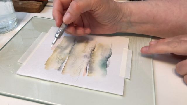 creating a peaceful abstract watercolor painting amidst chaos смотреть онлайн