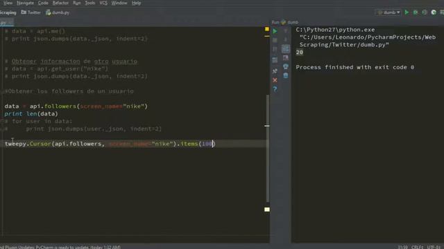 Python + Tweepy para extraer datos de Twitter | Twitter API PARTE 3 смотреть онлайн