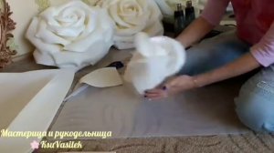 DIY/ Бесплатный МК "Роза светильник из изолона!" (Large Size Rose)