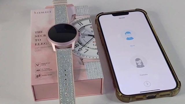 Unboxing KIESLECT LORA Lady Calling Smart Watch смотреть онлайн