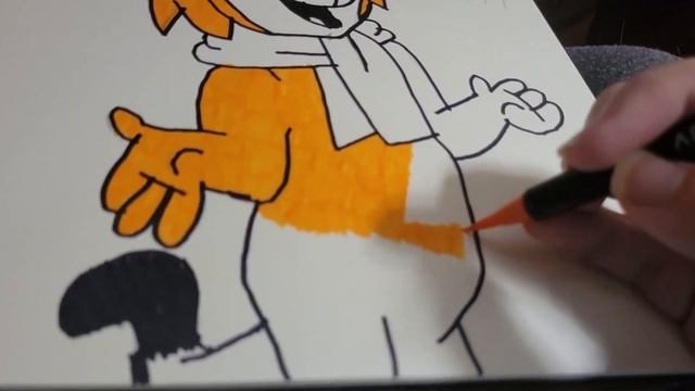 How To Drawing Fancy-Fancy In Coloring From Top Cat. смотреть онлайн