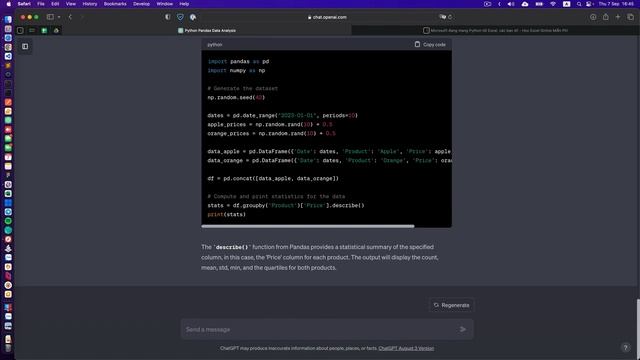 Thử sử dụng Python trực tiếp trong Excel hỗ trợ từ Microsoft смотреть онлайн