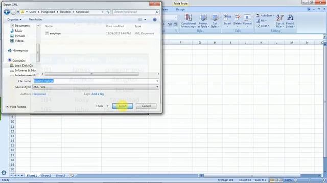 How to Export Data from Excel sheet to Xml file in MS-EXCEL?? смотреть онлайн